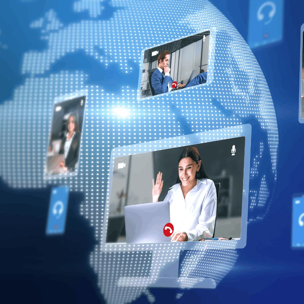 Hands holding a smartphone capturing an image of a row of golden Buddha statues in a temple. The atmosphere is serene and reflective.